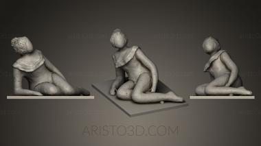 Figurines of girls (STKGL_0105) 3D model for CNC machine